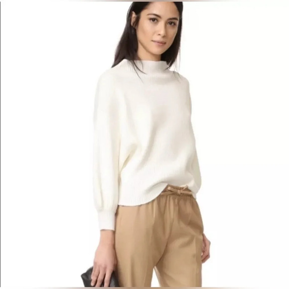 Line & Dot Sweaters - Line + Dot [S] Alder Sweater in White